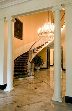 Governor's mansion staircase